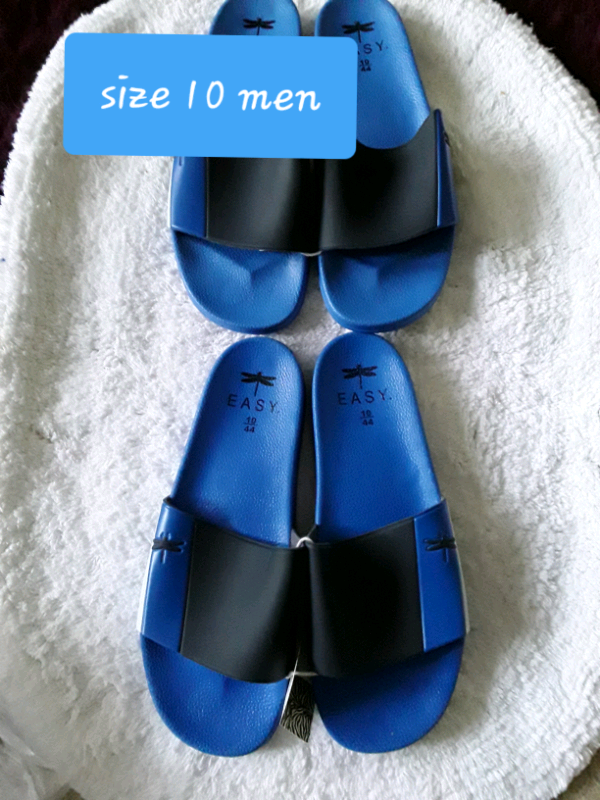sliders mens size 10